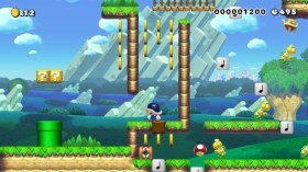 The empty Buzzy Shell would stop the player from immediately moving right. Most of the time, they'd die at first.